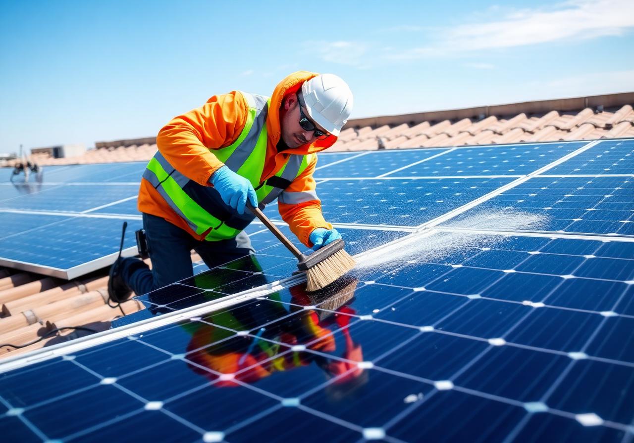 Pulizia fotovoltaico